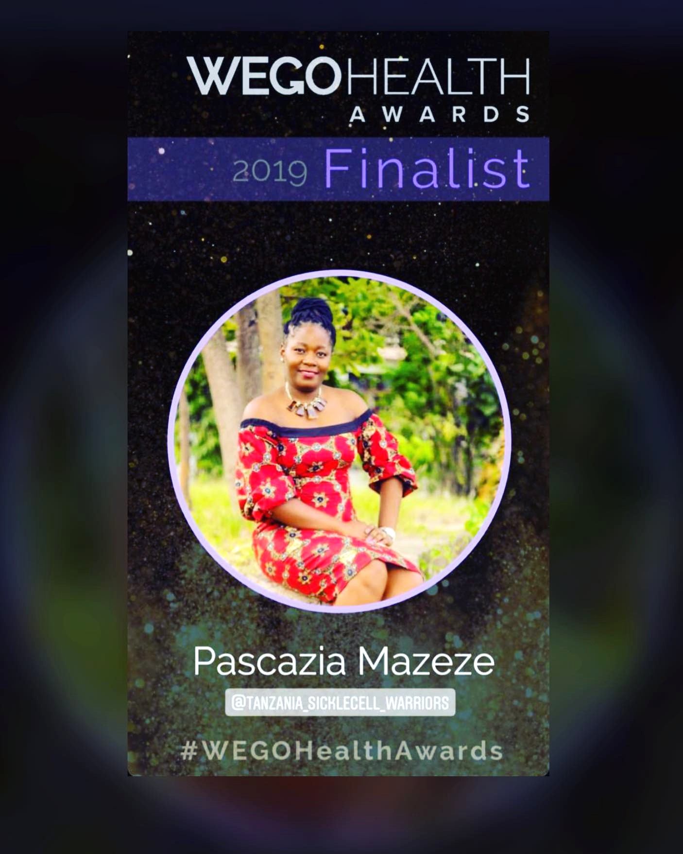 TASIWA Celebrates Executive Director Pascazia Mazeze as a WEGO Health Awards 2019 Finalist